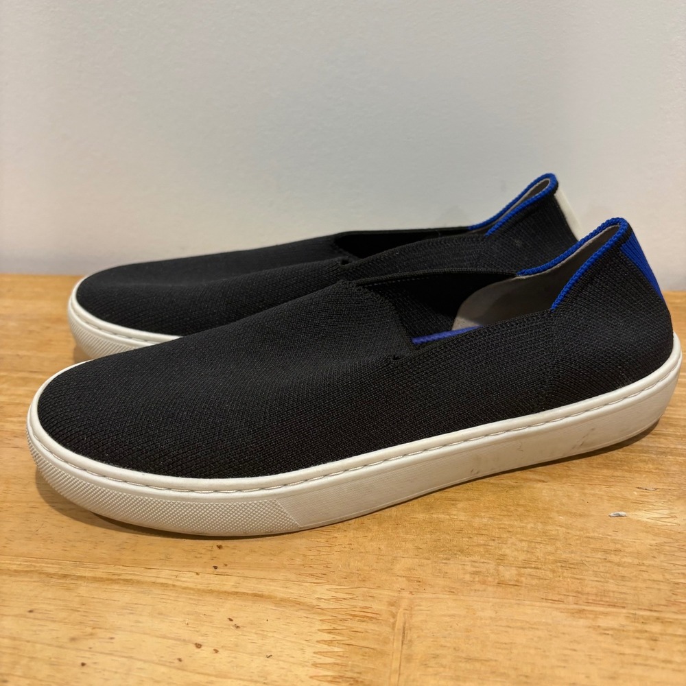 Rothy's‎ The Sneaker Slip On Shoes Black Knit Washable Comfort